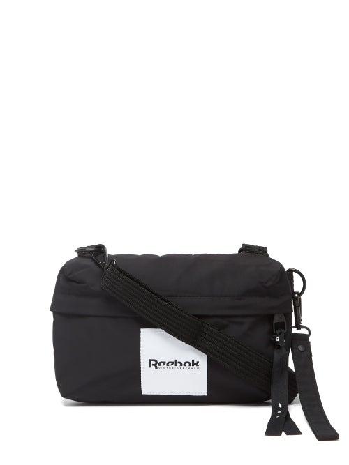 Reebok X Victoria Beckham - Logo-print Nylon Cross-body Bag - Womens - Black