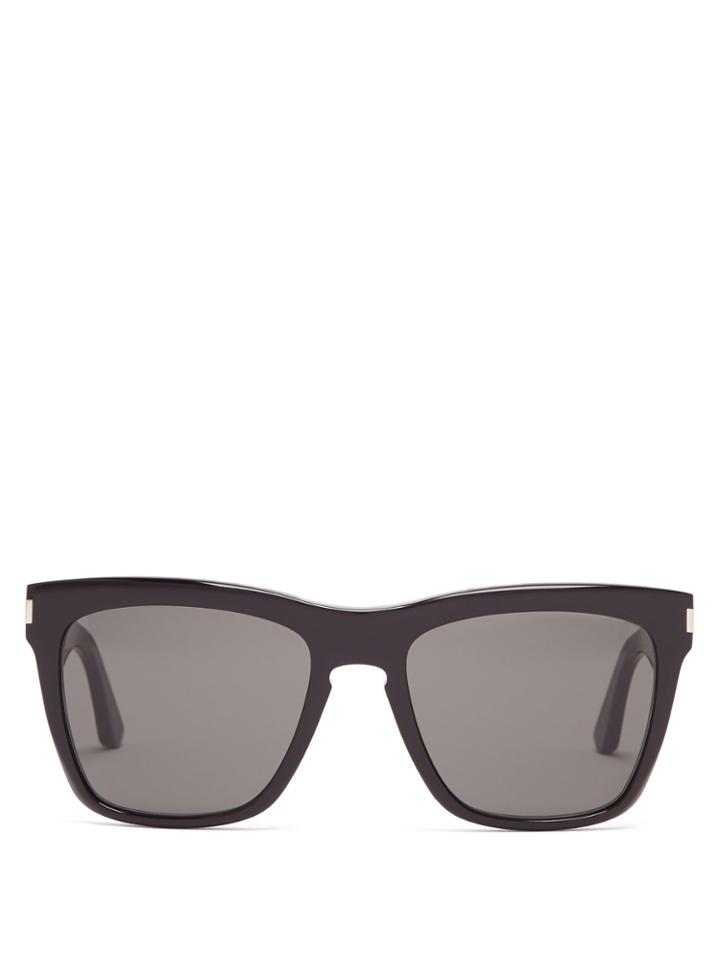 Saint Laurent Square Frame Acetate Sunglasses