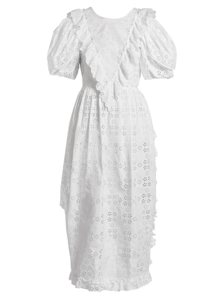 Simone Rocha Broderie-anglaise Ruffled Dress