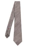Brunello Cucinelli Diagonal-knit Wool And Silk-blend Tie