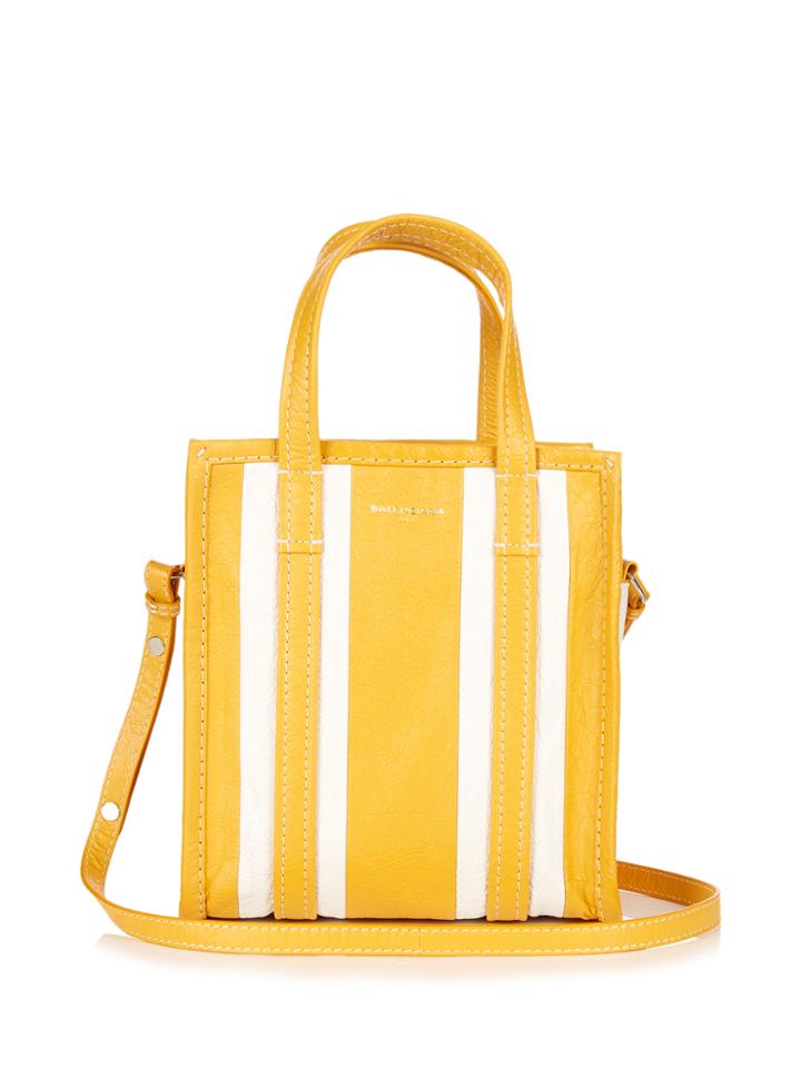 Balenciaga Bazar Mini Leather Tote