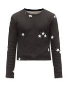 Mens Rtw Stefan Cooke - Star-print Cotton-jersey Long-sleeved T-shirt - Mens - Black