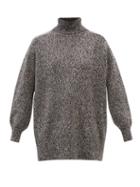 Co - Cashmere Roll-neck Sweater - Womens - Grey