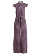 La Doublej Editions Jumping Mikado-print Crepe Jumpsuit