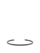 Matchesfashion.com Le Gramme - Le 7 Sterling Silver Cuff Bracelet - Mens - Black