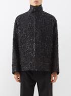 Valentino - Floral-jacquard Jacket - Mens - Black