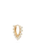 Matchesfashion.com Maria Tash - Coronet Pearl & 18kt Gold Single Earring - Womens - Gold