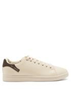 Raf Simons - Orion Faux-leather Trainers - Womens - Beige