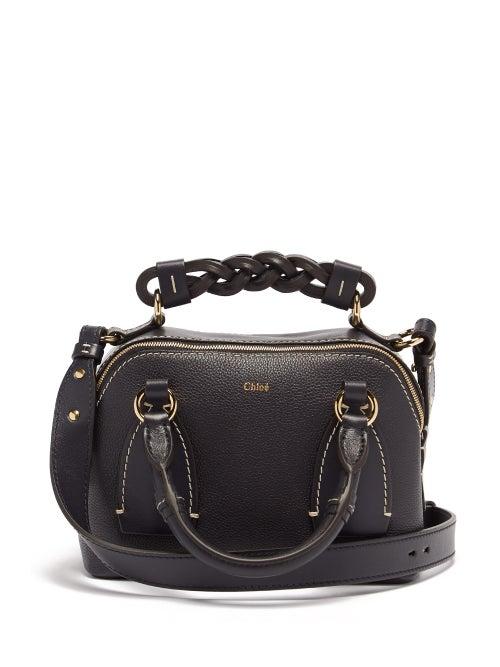 Matchesfashion.com Chlo - Daria Small Leather Shoulder Bag - Womens - Navy