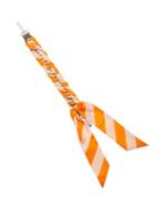 Matchesfashion.com Fendi - Strap You Whipstitched Ribbon Short Bag Strap - Womens - Orange Multi