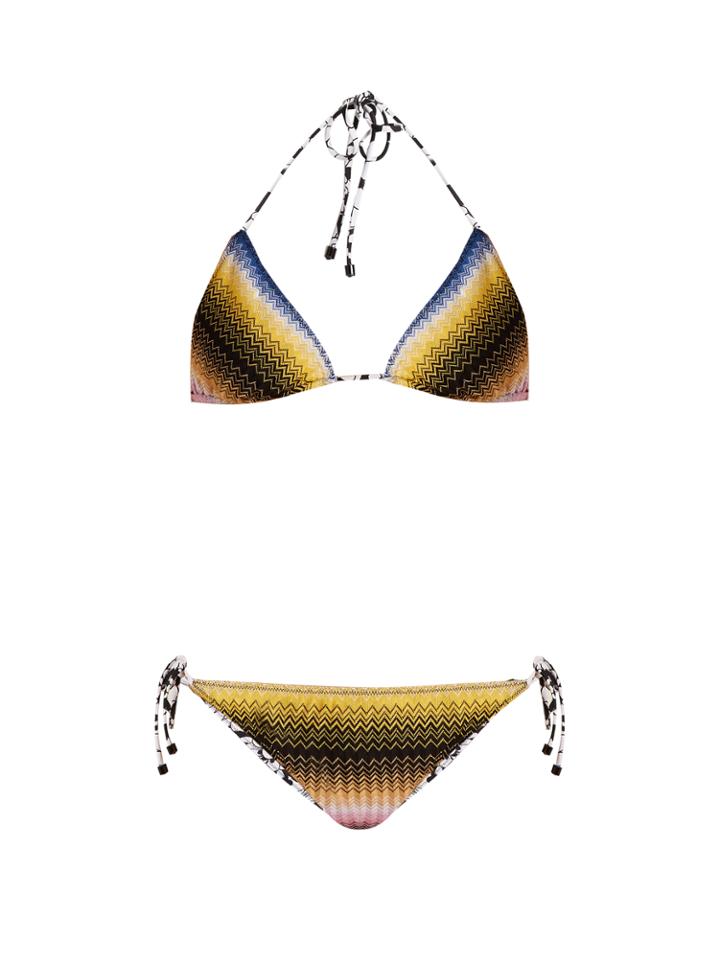 Missoni Mare Floral-print Reversible Halterneck Triangle Bikini
