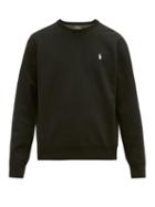 Matchesfashion.com Polo Ralph Lauren - Logo Embroidered Technical Fleece Sweatshirt - Mens - Black