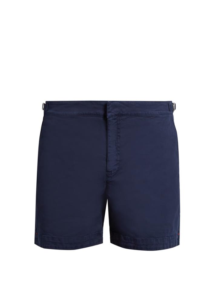 Orlebar Brown Bulldog Stretch-cotton Twill Shorts