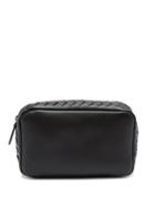 Matchesfashion.com Bottega Veneta - Intrecciato Leather Make Up Bag - Womens - Black
