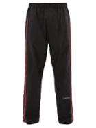 Matchesfashion.com Lanvin - Side Striped Technical Twill Track Pants - Mens - Black