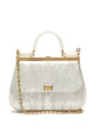 Matchesfashion.com Dolce & Gabbana - Sicily Pearlescent Acrylic Bag - Womens - White