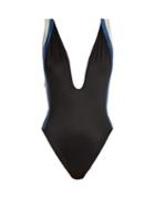 Matchesfashion.com Solid & Striped - The Zoe Swimsuit - Womens - Black Multi