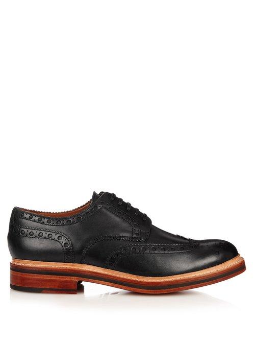 Matchesfashion.com Grenson - Archie Leather Brogues - Mens - Black