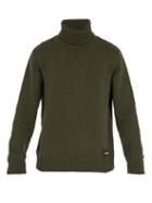 Matchesfashion.com Stella Mccartney - Roll Neck Cashmere Blend Sweater - Mens - Khaki