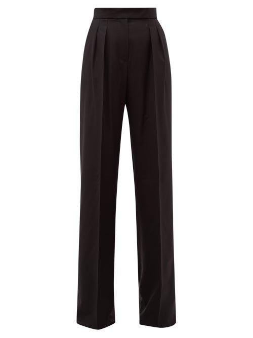 Matchesfashion.com Max Mara - Ardea Trousers - Womens - Black