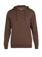 Matchesfashion.com Fendi - Logo Jacquard Tape Hooded Sweatshirt - Mens - Brown