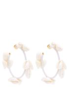 Rebecca De Ravenel Olympia Shell-embellished Hoop Earrings