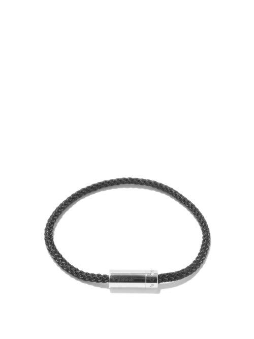 Matchesfashion.com Le Gramme - 5g Cable & Sterling-silver Bracelet - Mens - Black