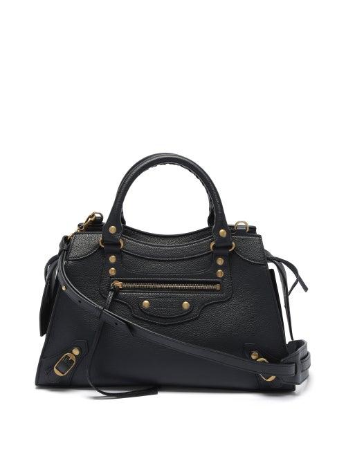 Matchesfashion.com Balenciaga - Neo Classic City Small Grained-leather Bag - Womens - Black