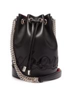 Matchesfashion.com Christian Louboutin - Marie Jane Leather Bucket Bag - Womens - Black