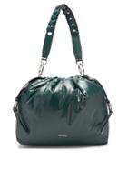 Matchesfashion.com Isabel Marant - Baggara Drawcord Leather Shoulder Bag - Womens - Dark Green