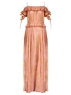 Valentino Shadows Of Delight Off-the-shoulder Silk Gown