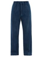 Valentino - Drawstring Wide-leg Jeans - Mens - Blue