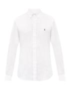 Polo Ralph Lauren - Logo-embroidered Linen Shirt - Mens - White