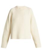 Matchesfashion.com Proenza Schouler - Wool Blend Round Neck Sweater - Womens - Ivory
