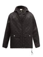 Matchesfashion.com Gucci - Gg-jacquard Shell Hooded Jacket - Mens - Black