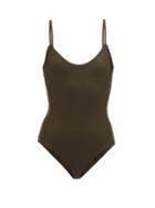Ladies Beachwear Matteau - The Scoop Swimsuit - Womens - Dark Green