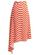 House Of Holland Wave-print Midi Skirt