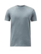 Matchesfashion.com Sunspel - Pima-cotton Jersey T-shirt - Mens - Dark Grey