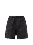 Matchesfashion.com And Wander - Topstitched Belted Technical Shorts - Mens - Black