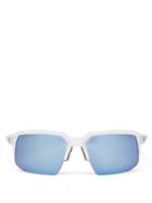 Matchesfashion.com 100% - Speedcoupe Square Frame Cycling Sunglasses - Mens - White Multi