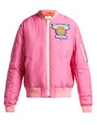 Matchesfashion.com Gucci - Logo Embellished Padded Jacket - Womens - Pink Multi