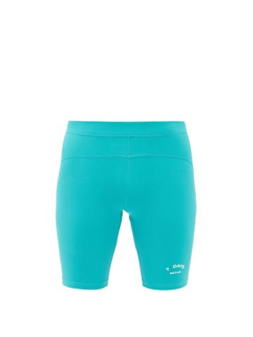 Matchesfashion.com 7 Days Active - Sprinter Logo-printed Shorts - Mens - Green