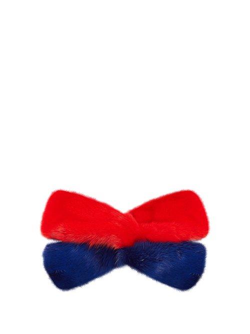 Matchesfashion.com Gucci - Twist Front Headband - Womens - Red Multi