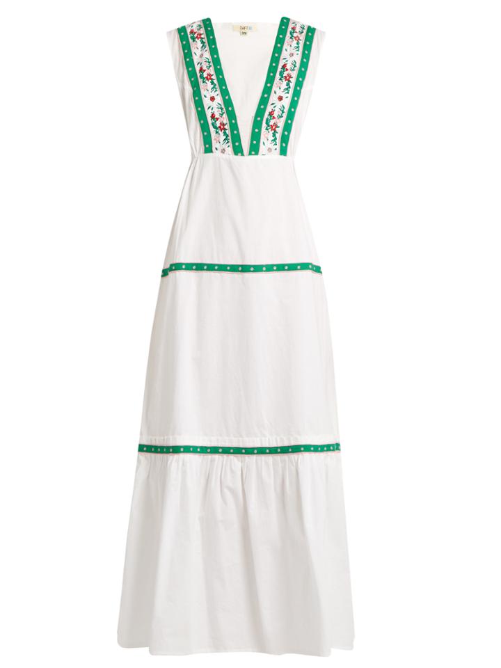 Daft Anatolia Embroidered Cotton Dress