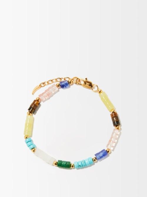 Missoma - Imperial Jasper Bead & 18k Gold-plated Bracelet - Womens - Multi