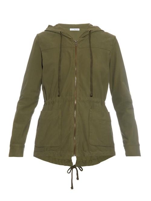 James Perse Jersey-twill Parka Jacket