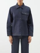 A.p.c. - Janice Denim Chore Jacket - Womens - Light Blue