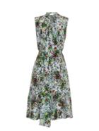 Erdem Richelle Field Flower-print Sleeveless Dress