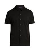 Lanvin Button-front Cotton-piqu Polo Shirt