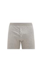 Matchesfashion.com Comme Des Garons Shirt - Cotton Boxer Briefs - Mens - Grey